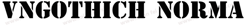 VnGothicH Normal字体转换